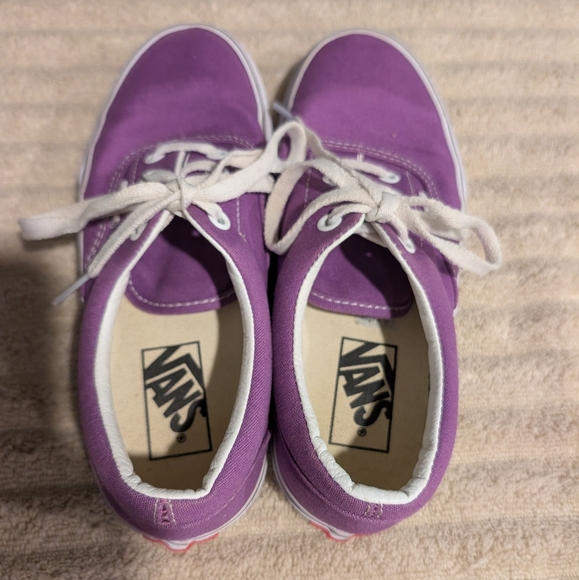 Vans Purple Canvas Sneakers Women's Size 6 Men's Size 4.5 - Picture 5 of 11